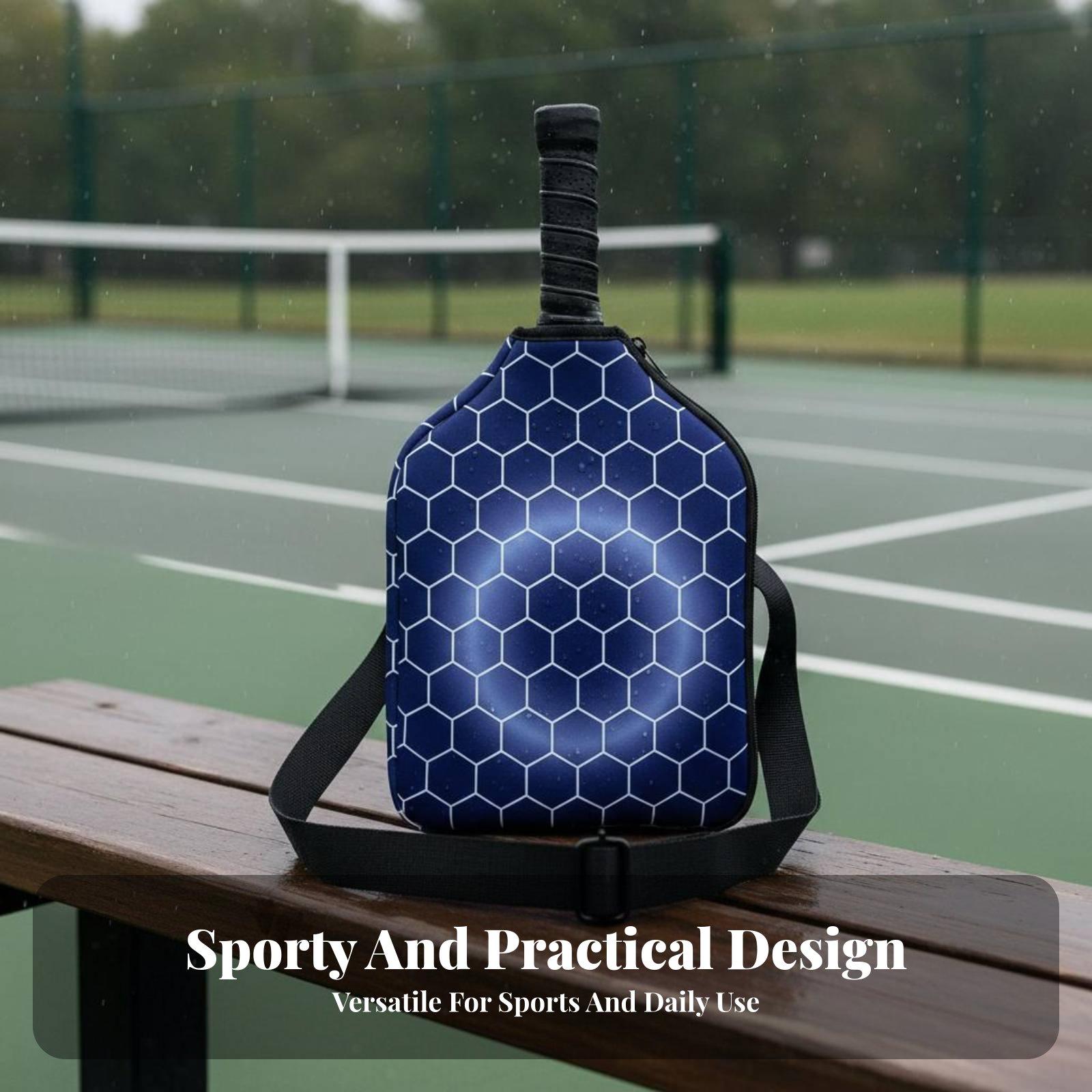 Racket Cover Bag - Sporty Neoprene Pickleball Racket Cover Carry