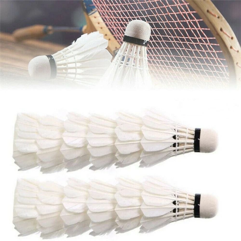 Badminton Victory - 3/6/12Pcs New White Badminton Shuttlecock Professional