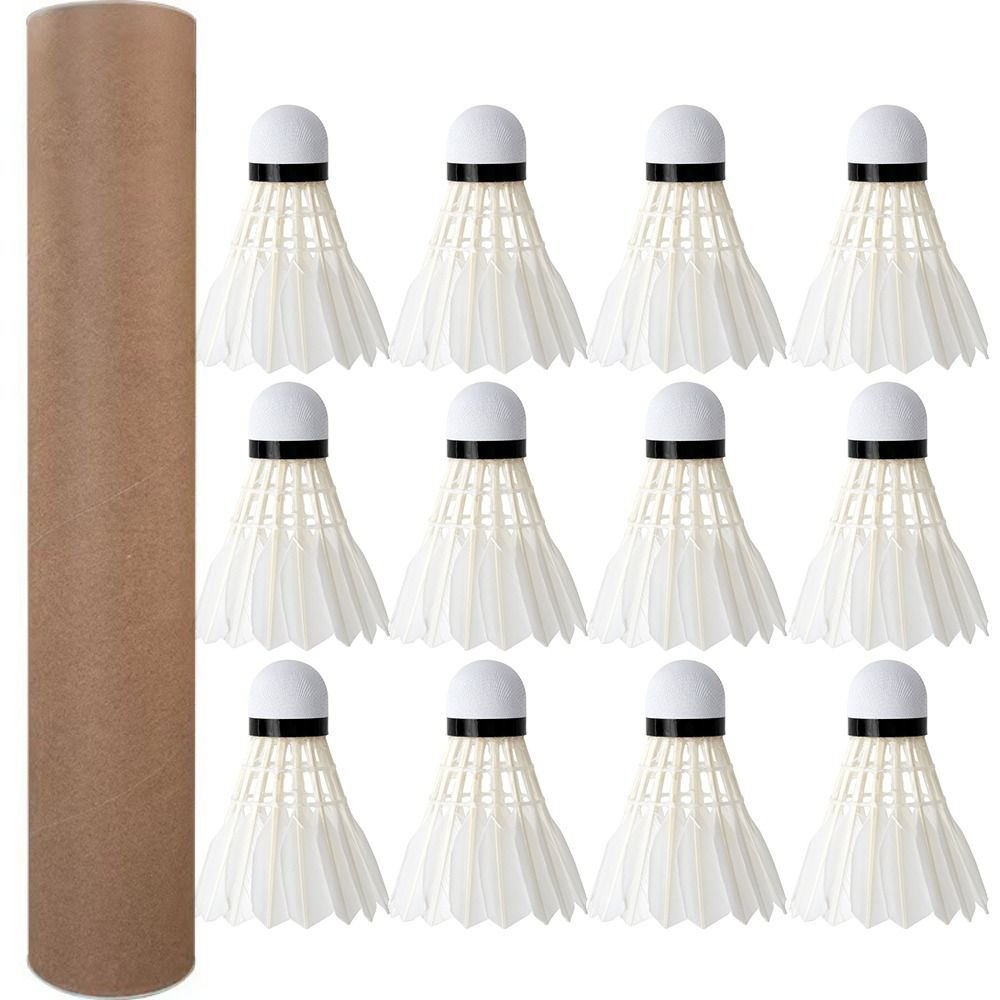 Badminton Victory - 3/6/12Pcs New White Badminton Shuttlecock Durable