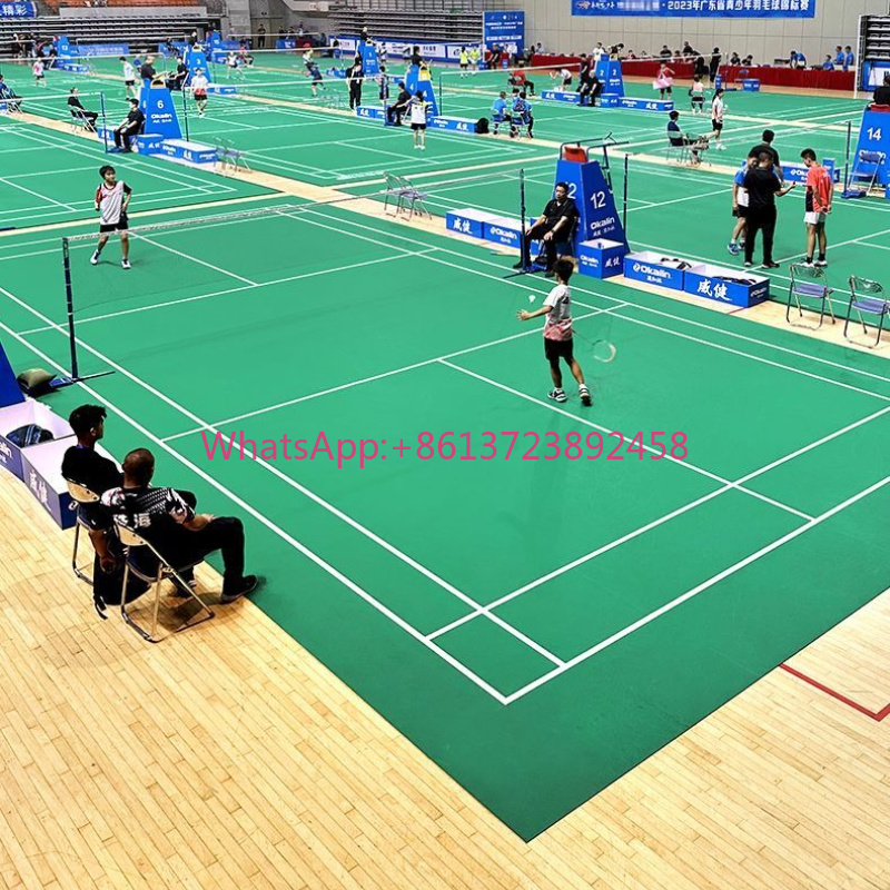 Badminton court floor mat indo - Badminton Hall ulasan dan harga