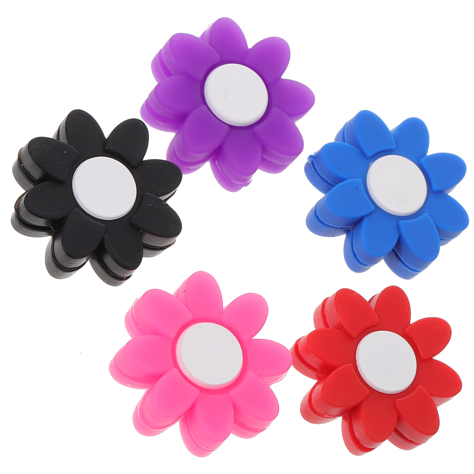 5Pcs Colorful Petal-Shaped Rac - Racket Vibration Dampener ulasan dan harga