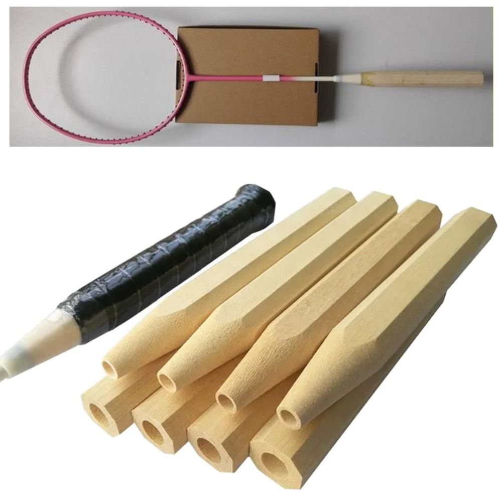Creative Wood Badminton Racket - Badminton Grip ulasan dan harga