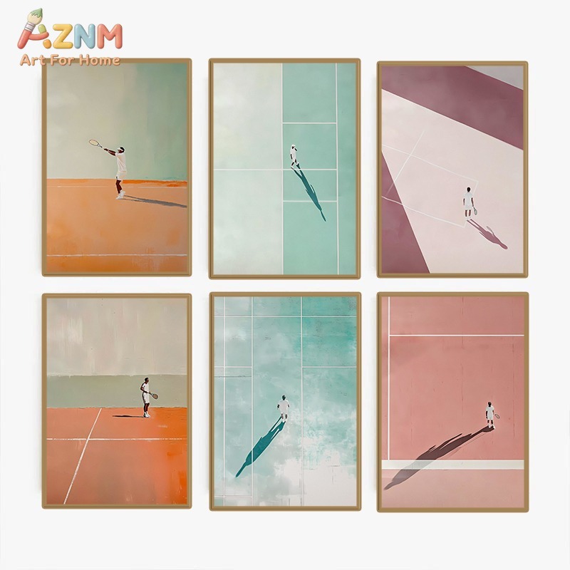 AZNM Minimalist Tennis Player  - Badminton Quotes ulasan dan harga