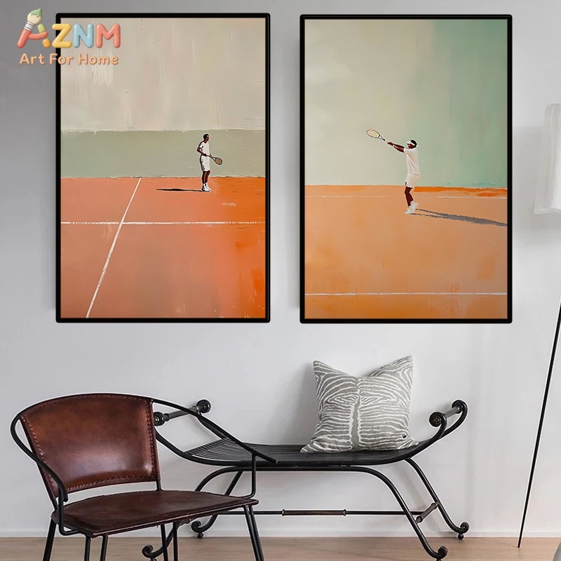 AZNM Minimalist Tennis Player  - Badminton Quotes ulasan dan harga