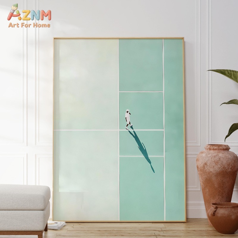 AZNM Minimalist Tennis Player  - Badminton Quotes ulasan dan harga