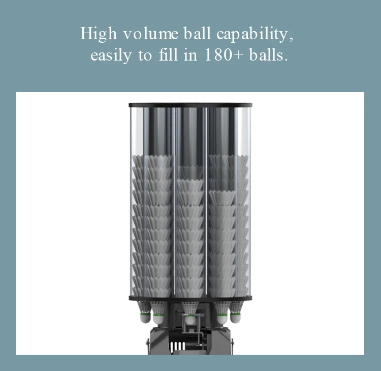 Hot Sales Auto Shuttlecock Fee - Feeder Machine Badminton ulasan dan harga