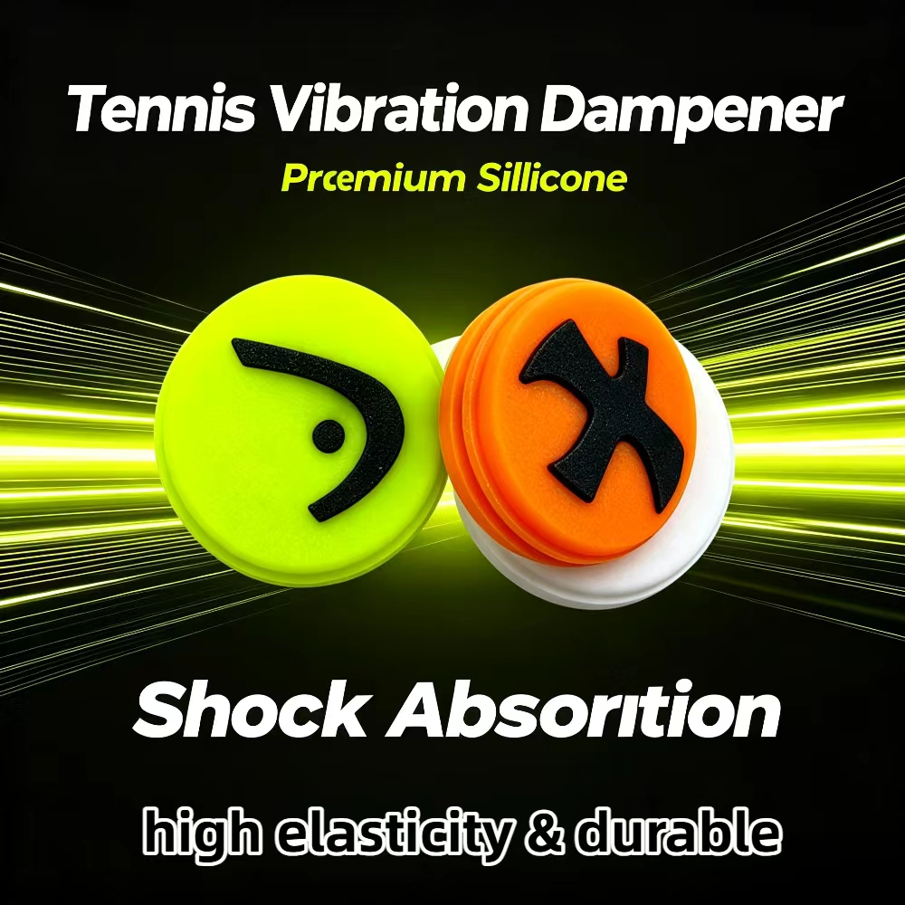 2Pcs Colorful Circle Tennis Ra - Racket Vibration Dampener ulasan dan harga