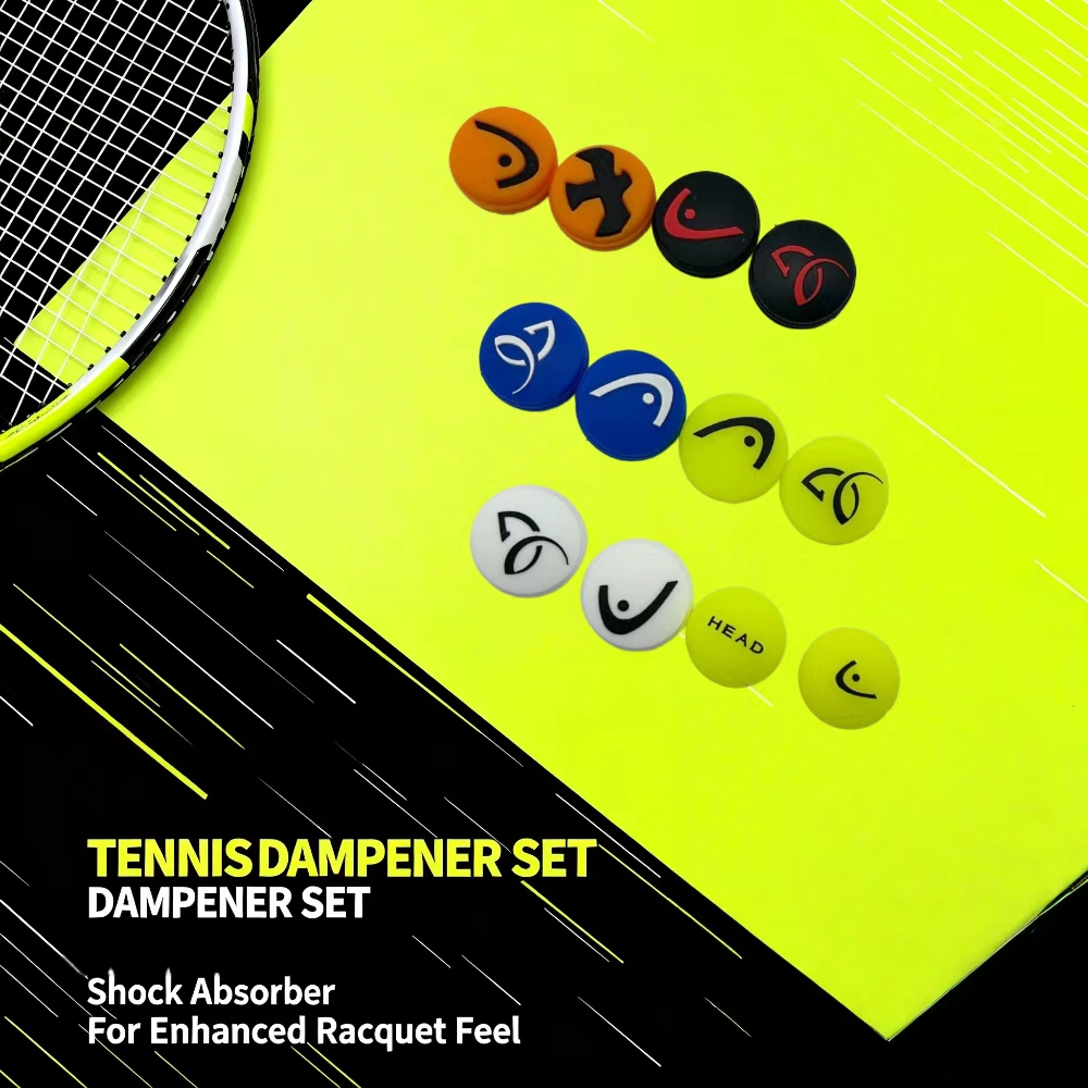 2Pcs Colorful Circle Tennis Ra - Racket Vibration Dampener ulasan dan harga