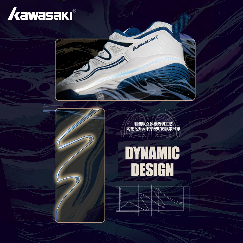 Retro Design Badminton Shoes K - Badminton Hall ulasan dan harga