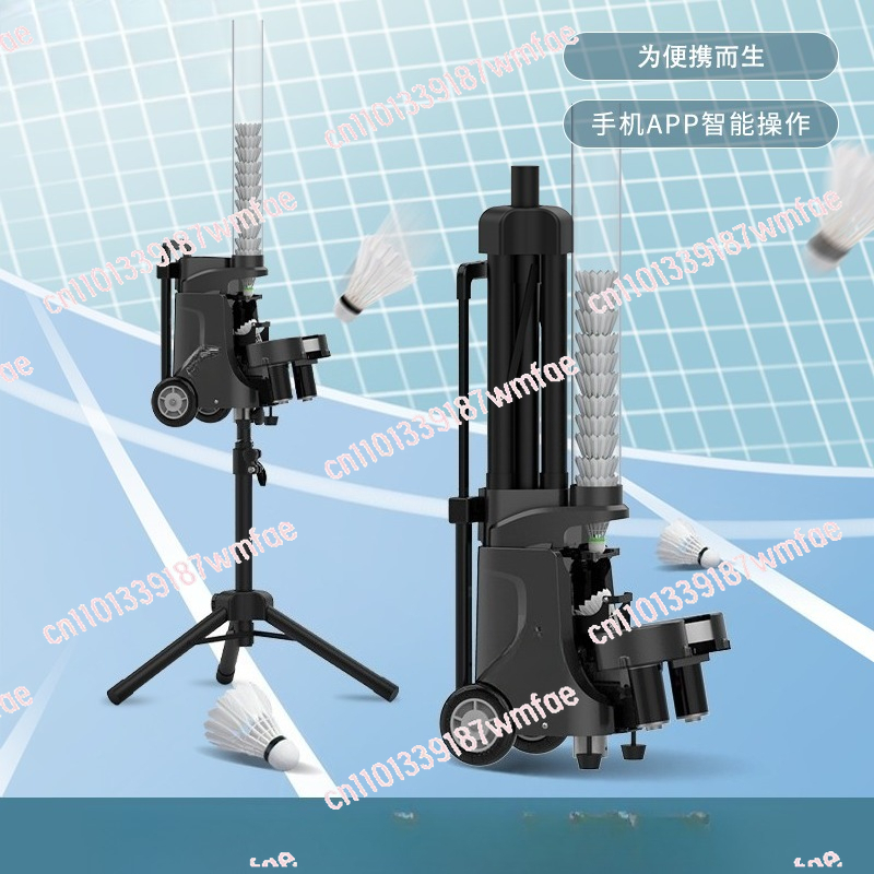 Badminton serve machine Portab - Feeder Machine Badminton ulasan dan harga