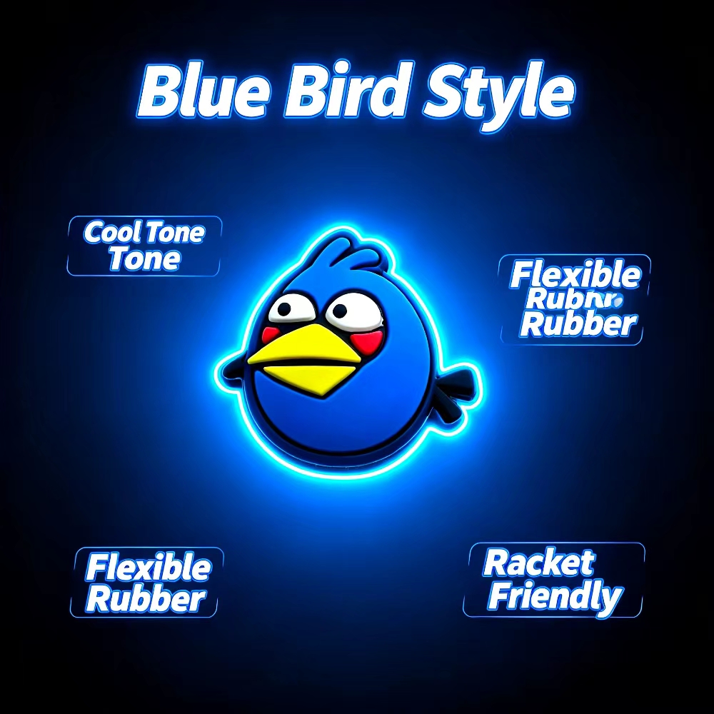 5PCS Cartoon Bird Shape Tennis - Racket Vibration Dampener ulasan dan harga