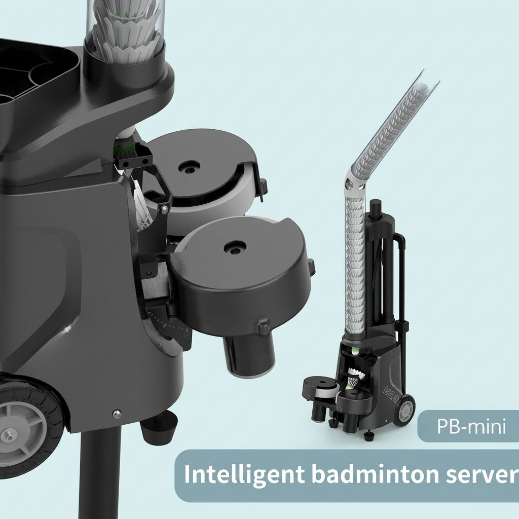 JMZ Badminton Ball Feeder Auto - Feeder Machine Badminton ulasan dan harga