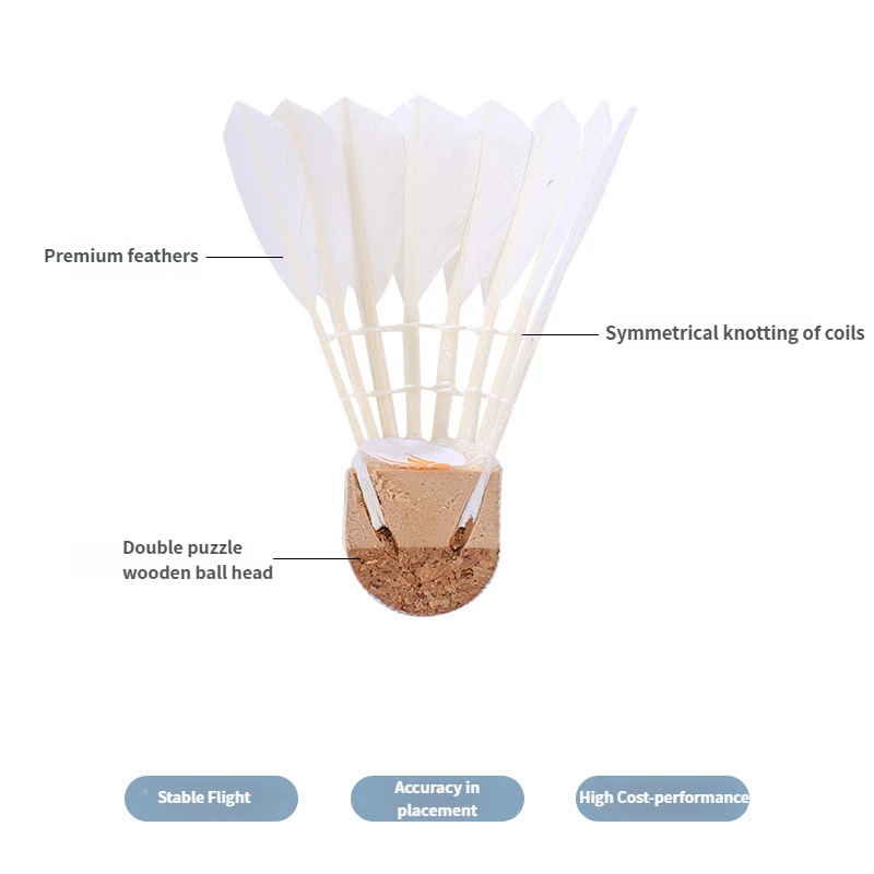 3/6/12Pcs 16 Feather Advanced  - Badminton Youtube ulasan dan harga