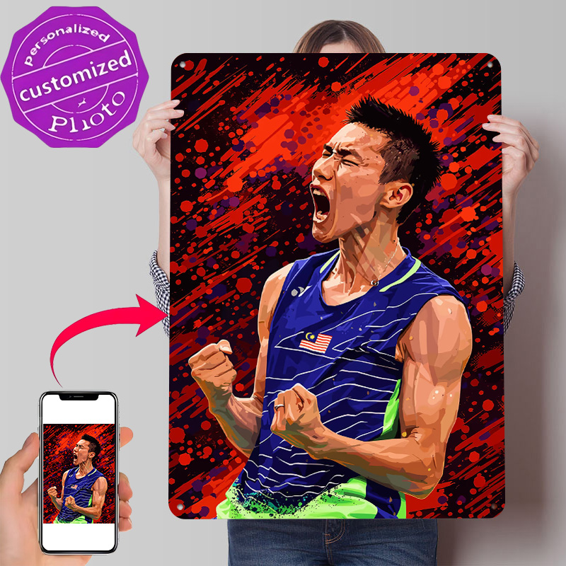 Badminton Player Celebrating V - Badminton Victory ulasan dan harga
