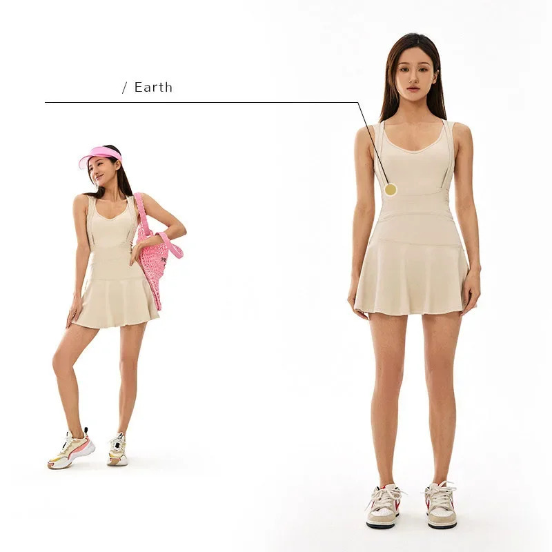 Tennis Dress Female Sleeveless - Badminton Youtube ulasan dan harga