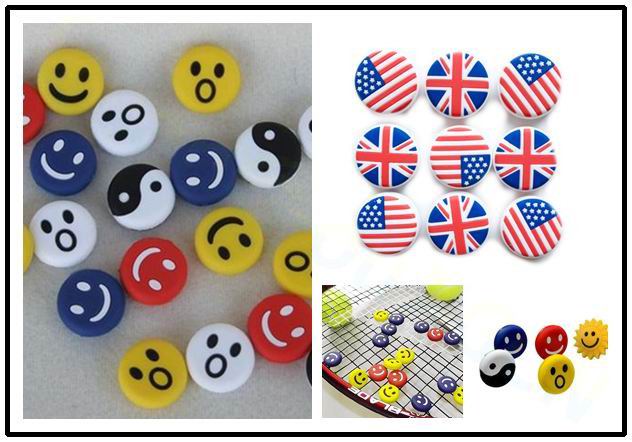 smile National flag Tennis Rac - Racket Vibration Dampener ulasan dan harga
