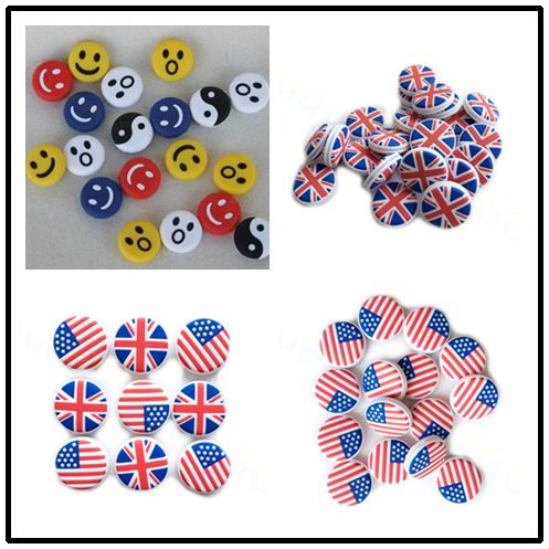 smile National flag Tennis Rac - Racket Vibration Dampener ulasan dan harga