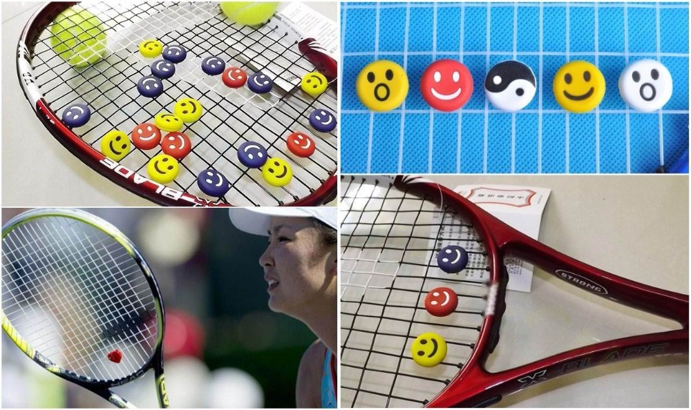 smile National flag Tennis Rac - Racket Vibration Dampener ulasan dan harga